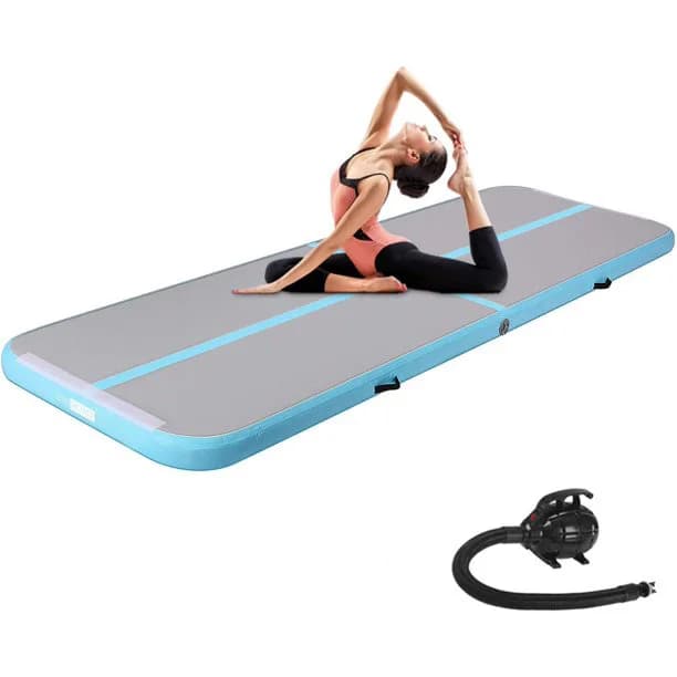 3M Air Track mat Inflatable Gymnastics airtrack with Electric Air Pump for Practice Gymnastics, Tumbling,Yoga,kid safty mat