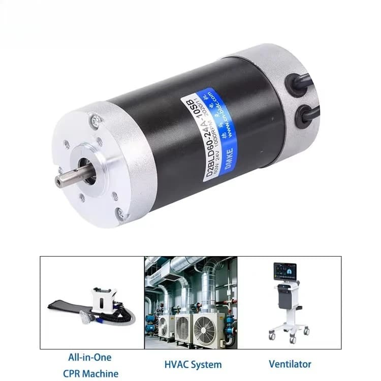 BeUDMKE Electric Fan Mini Motor 50w 150w DC 12V 24 V48V 3000RPM 3600RM 6000RPM Brushless BLDC Motor
