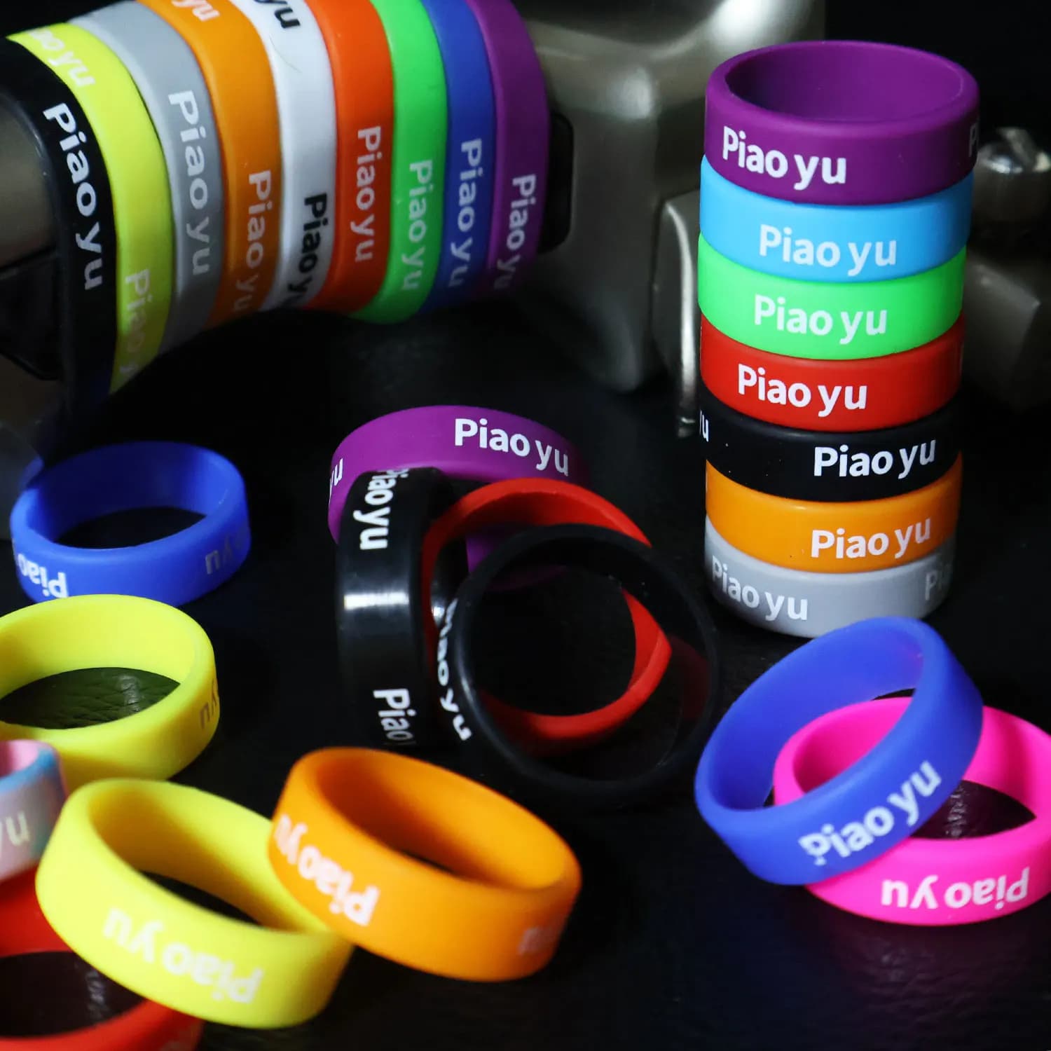 13mm/20mm 20PCS Silicone Protective Ring Color Decorative Ring Fishing rod O-ring Anti-slip Blonde Handle Belt for sweat