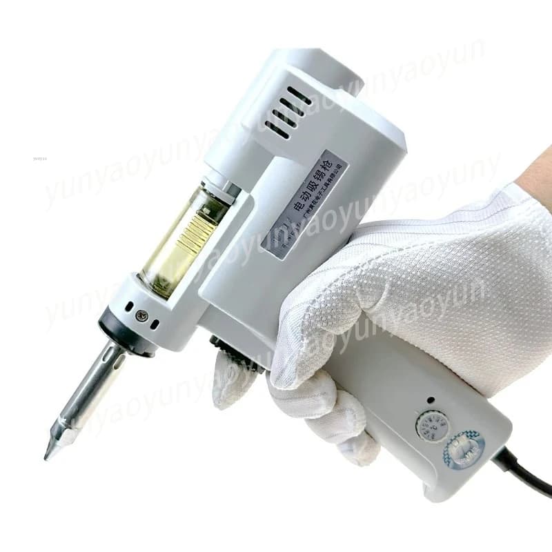 Pompa Dissaldante Elettrica S-993A, Aspiratore di Saldatura 110V/220V 90W, Macchina Dissaldante Elettrica
