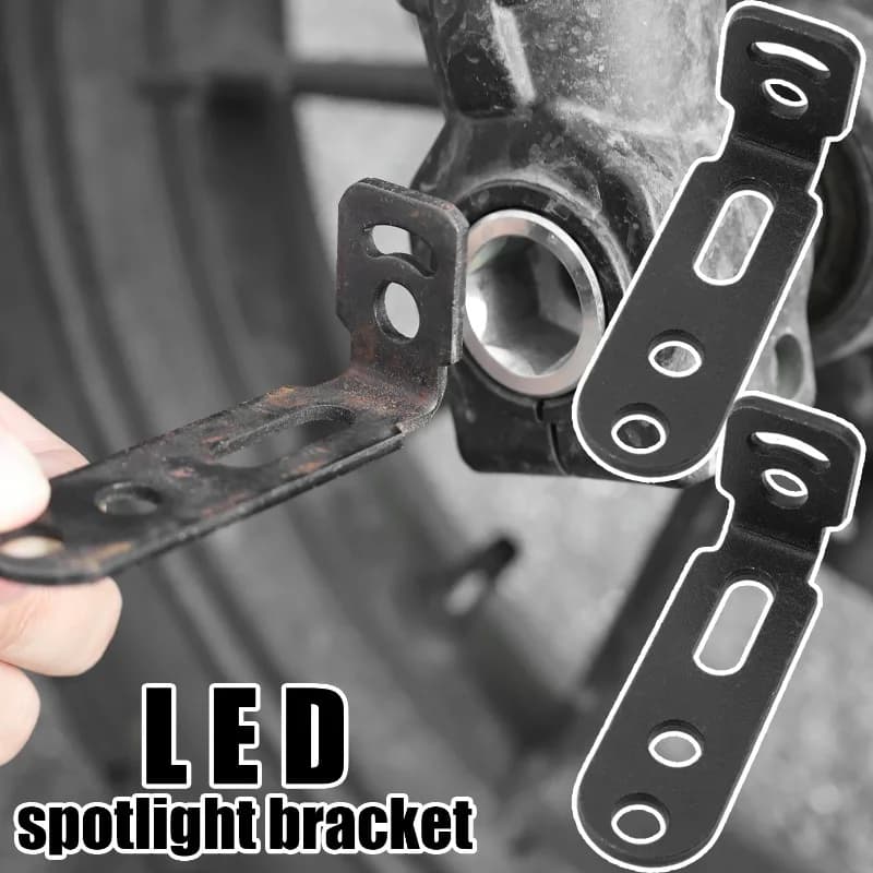 Staffa di estensione per manubrio moto Barra di montaggio per faretto a LED per parti di morsetto per luce ausiliaria per supporto per telefono ATV per scooter elettrico