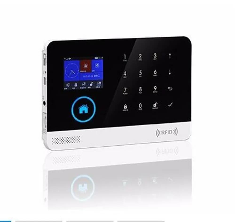 Tuya Smart Life WIFI + GSM Sistema di allarme antifurto Tastiera touch Sensore di allarme di sicurezza domestica Rilevatore di movimento Contatto porta