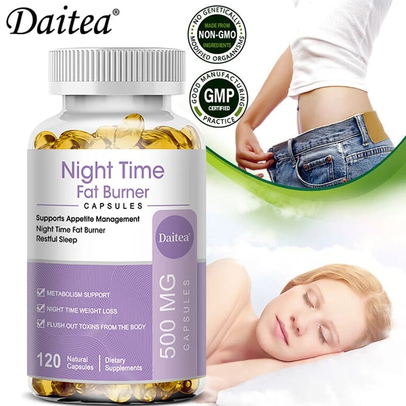 Night fat burner, sleep supplement and appetite suppressant for men and women: metabolism, detoxification