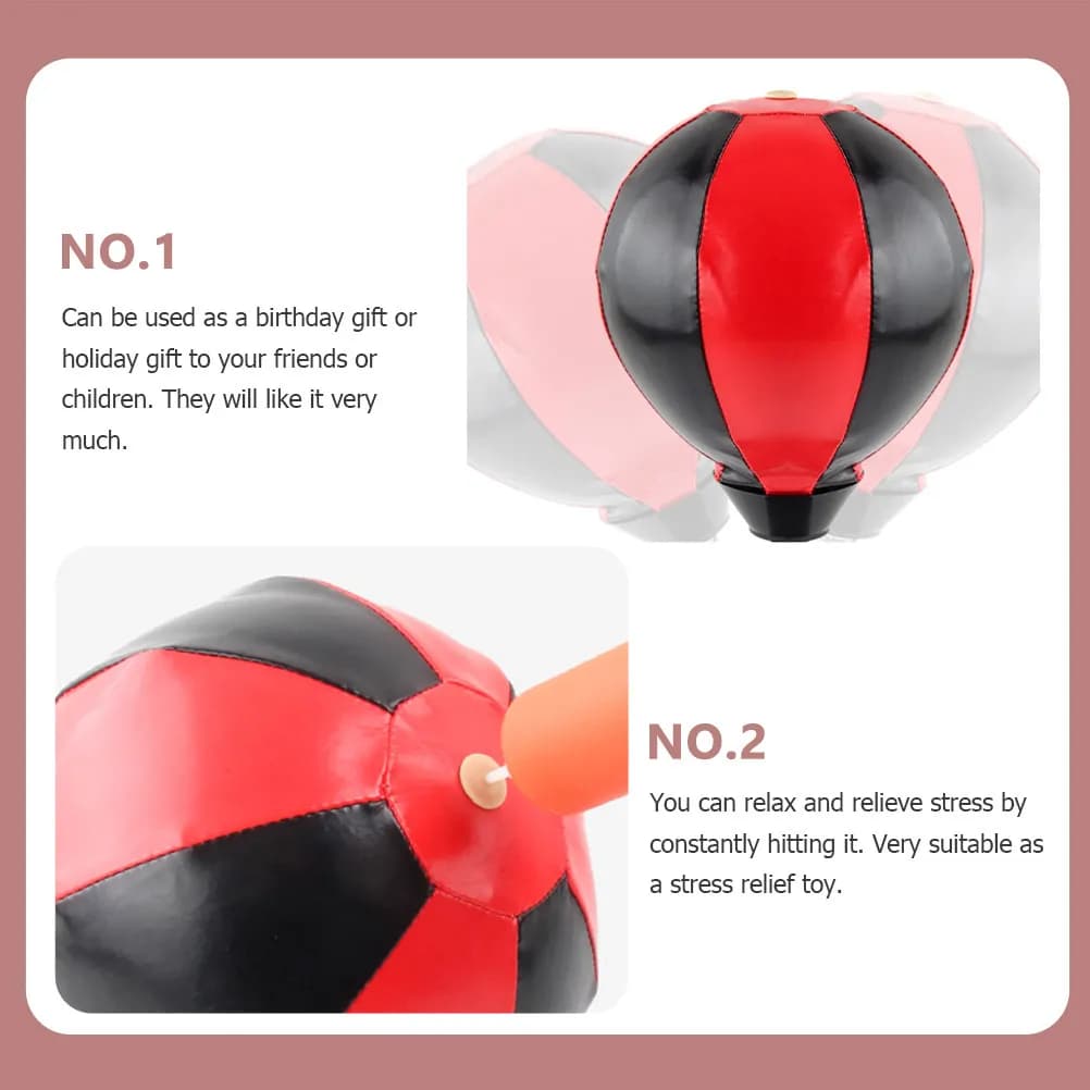 1Set Office Desktop Punching Bag Stress Relief Boxing Ball Home School Fun Desk Game Gift for Teenage Boys for Adults