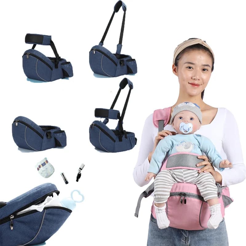 Marsupio sgabello in vita girelli Baby Sling Hold cintura in vita zaino cintura di sicurezza per bambini seggiolino regolabile per l'anca infantile