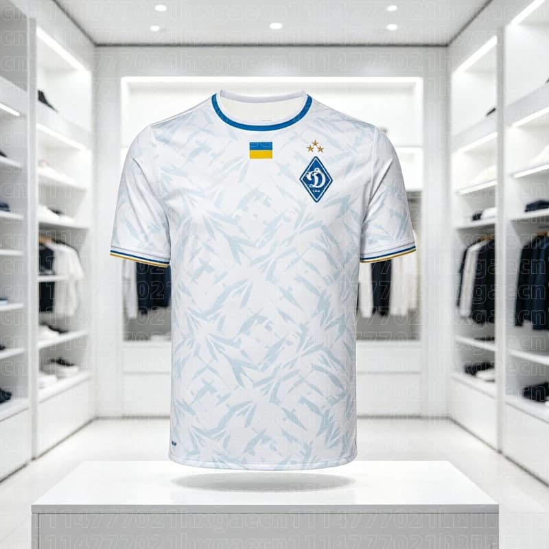Maglia da Calcio Ucraina 2026 - Nuova Maglia da Calcio Dynamo Kyiv 26 - T-Shirt Sportiva da Uomo Adulto e Bambino - Magliette da Allenamento per Famiglia e Bambini