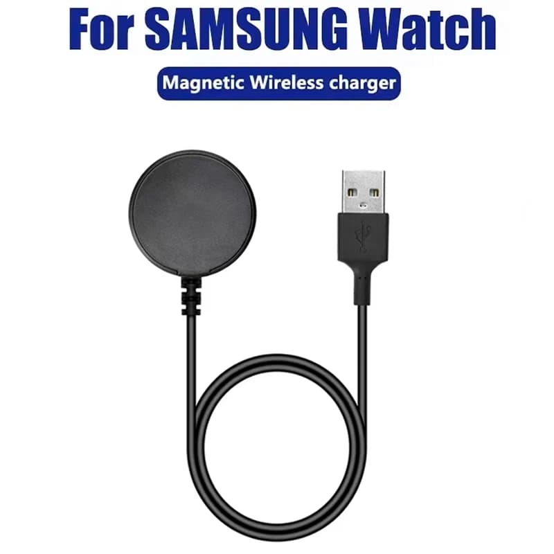 Caricatore Wireless Magnetico Portatile per Samsung Galaxy Watch 8 7 6 5pro 5 4 3 Active 2, Cavo di Ricarica Rapida, Dock Station