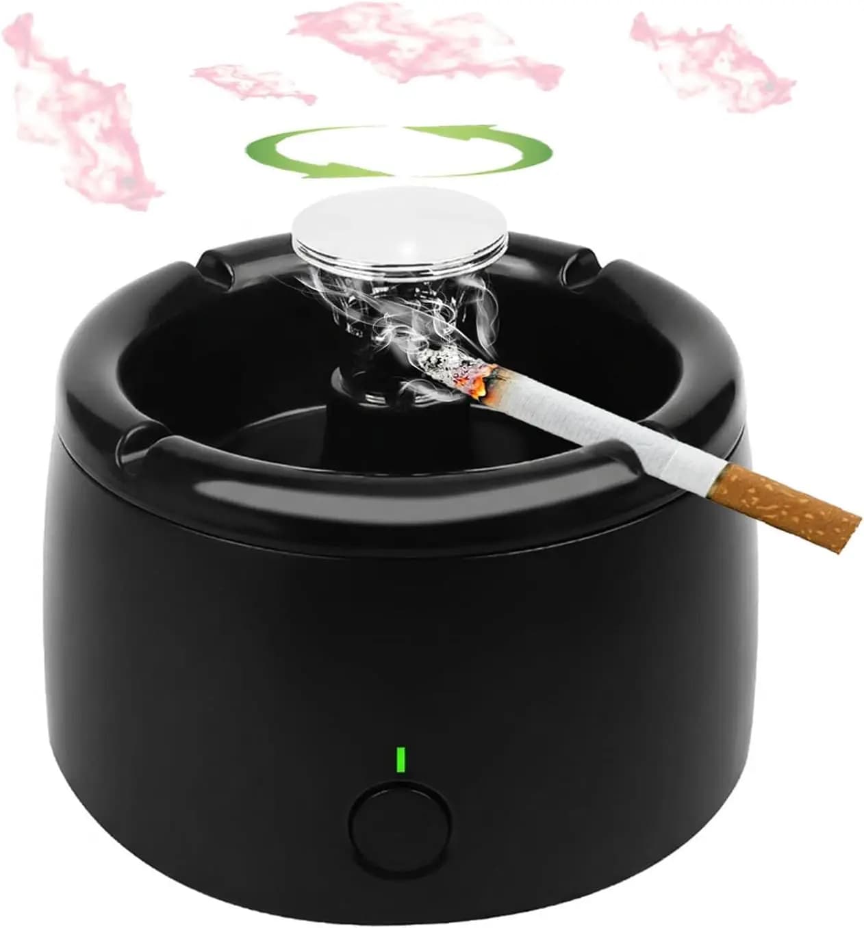 Posacenere Senza Fumo con Purificatore d'Aria per Casa, Ufficio, Auto - Soluzione per Aria Pulita
