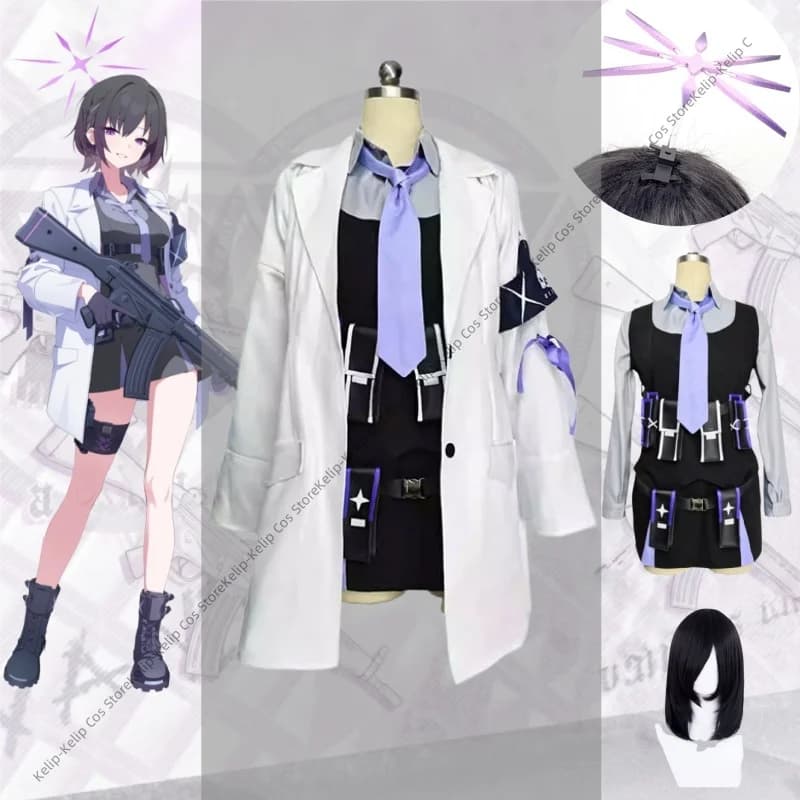 Blue Archive Subaru Costumi Cosplay Accademia di Addestramento SRT Squadra RABBIT Tsubaki Subaru Uniforme Tattica Set Techwear Militare