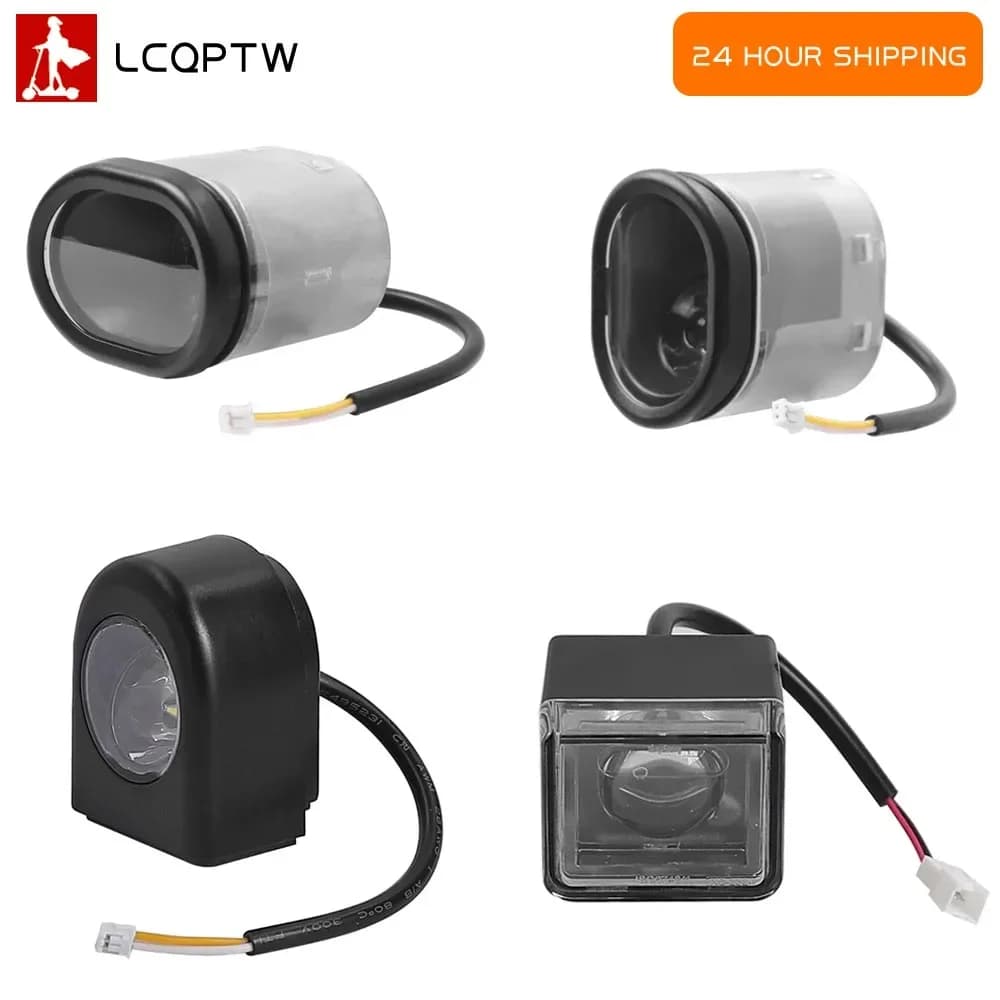 Gruppo faro anteriore per monopattino elettrico Xiaomi M365/Pro/4 Lite, per Ninebot MAX G30 ES1 ES2 ES3 ES4, luce LED anteriore