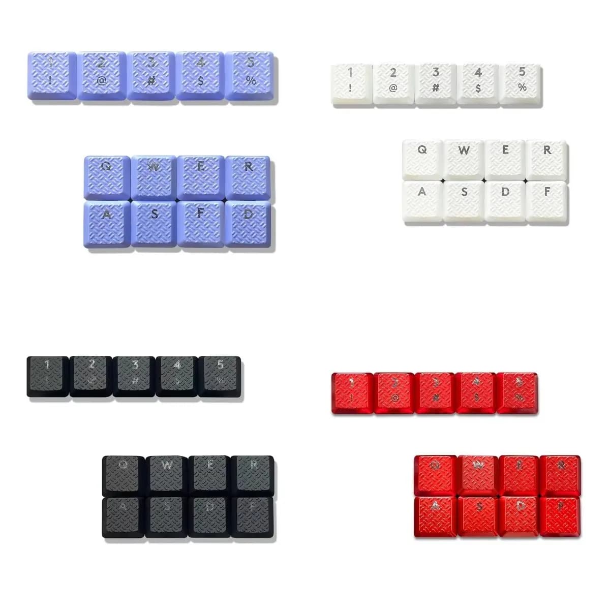 1 Set Copritasti con texture traslucida per Logitech G915\G913 G815\G813\TKL WASD Arrow Copritasti antiscivolo QWER Retroilluminato a basso profilo