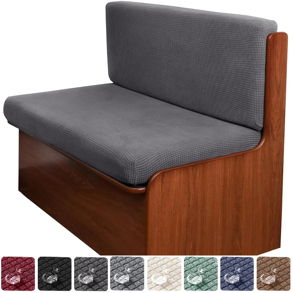 2 pcs/set Waterproof Jacquard RV Stretch Cover Sofa Anti-Slip Solid Colors Seat Covers for Camper Chairs Easy to clean in Polar Apples