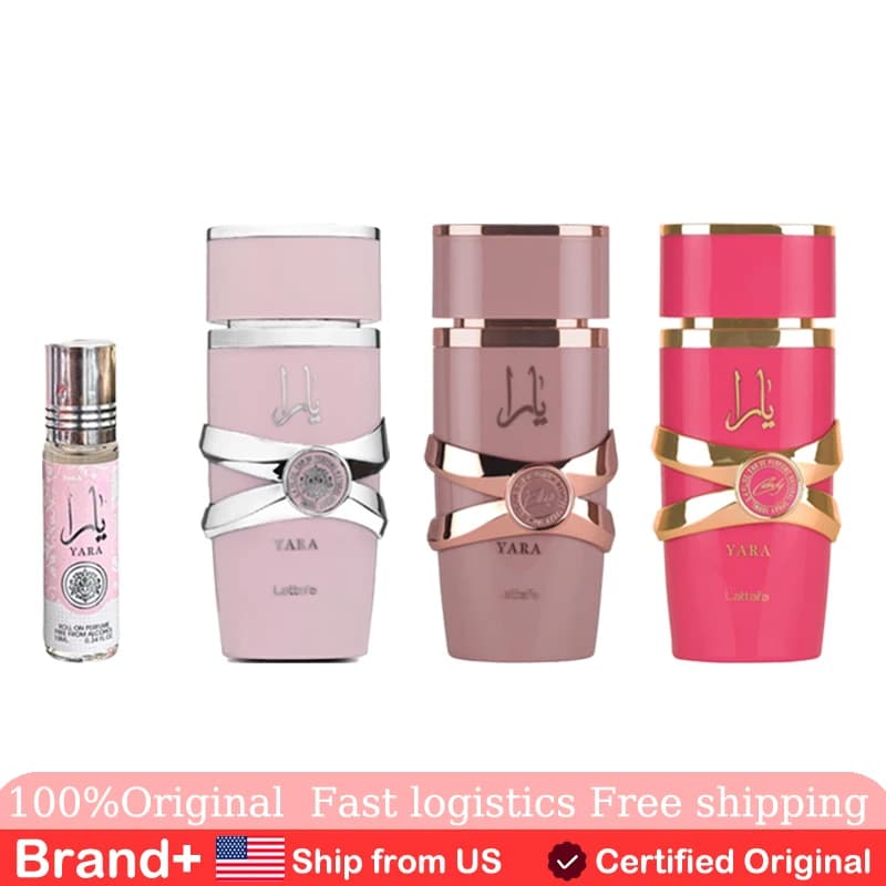 Lattafa Yara 10ML, Yara Candy, Yara Elixir, Profumo a Lunga Durata, Colonia Naturale Persistente, Profumo Arabo per Donne 100ML