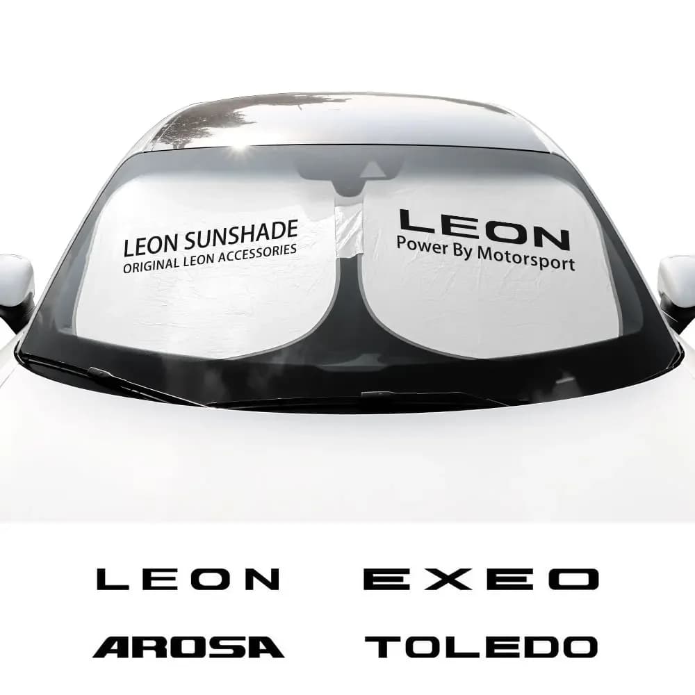 Per Seat Ateca Altea Arosa Ibiza Leon Arona Exeo Tarraco Toledo parabrezza per Auto parasole finestra anteriore parasole accessori Auto