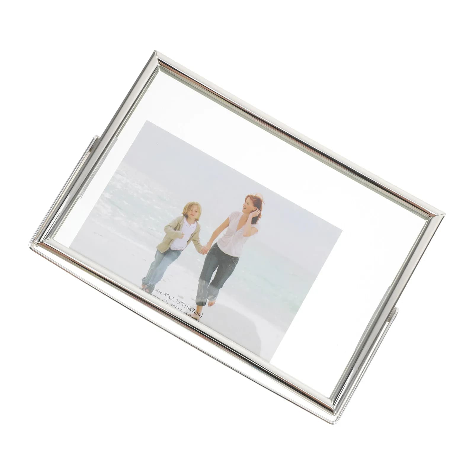 Crystal Glass Picture Frame Simple Elegant Design for Photo Display Tabletop Desktop Use Home Decoration Dried Flowers Painting