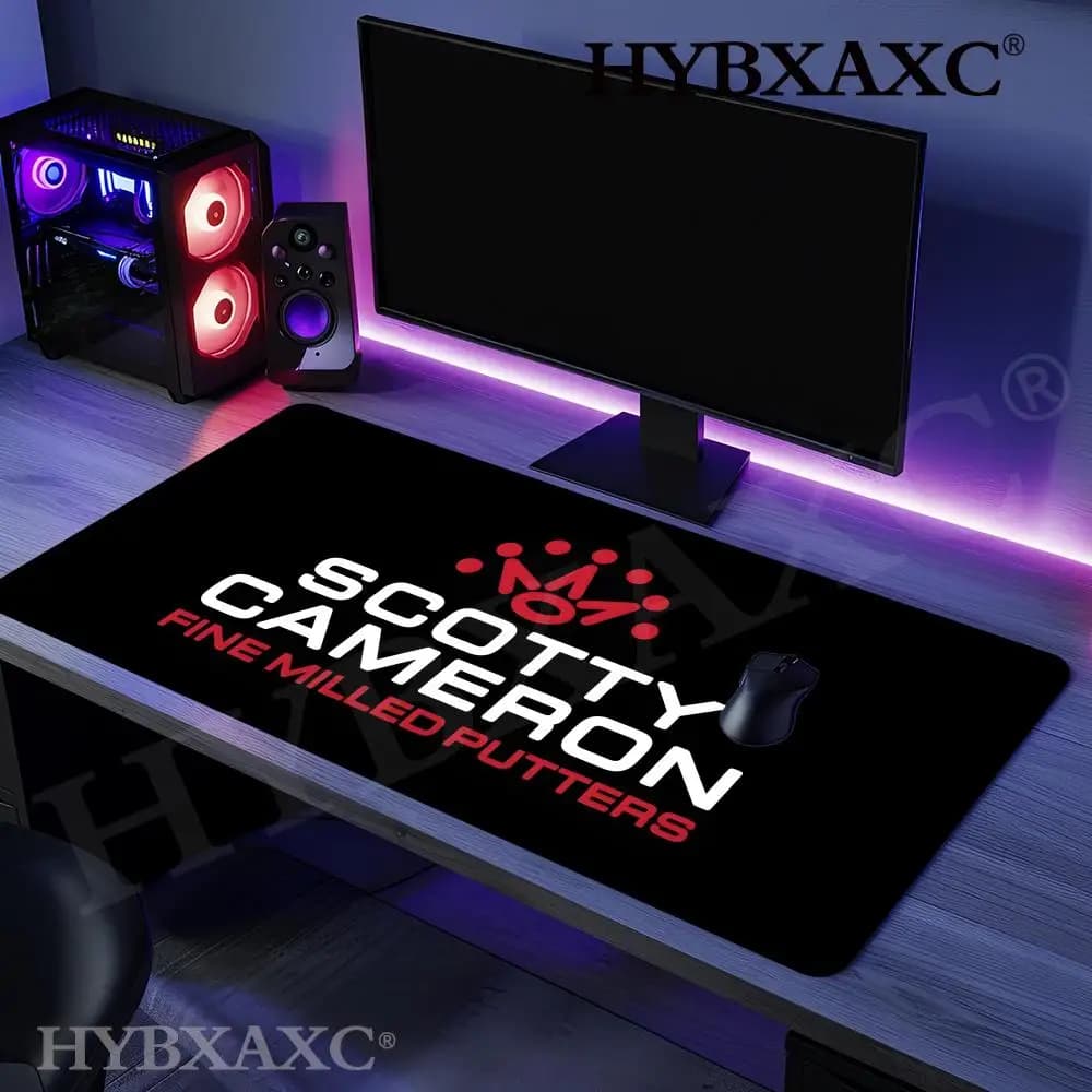 HYBXAXC Large Mouse Pad S-Scotty C-Camerons Printed Carpet Desk Mouse Pad Extended Gaming Keyboard Mat Large XXL Gamer Mousepad