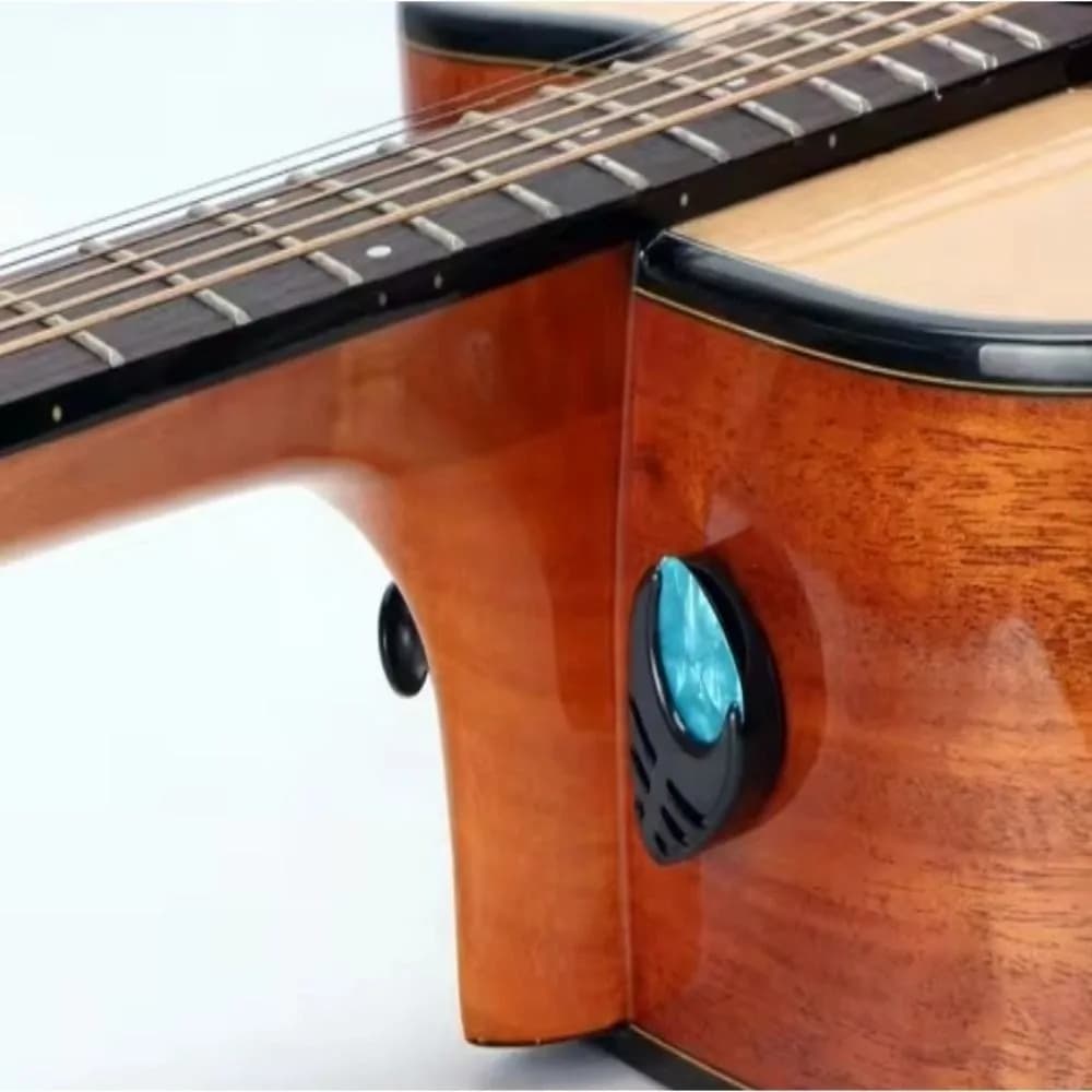 Portaplettro in Plastica Adesivo per Chitarra, Accessori per Strumenti, Custodia per Plettro, Scatola per Plettro