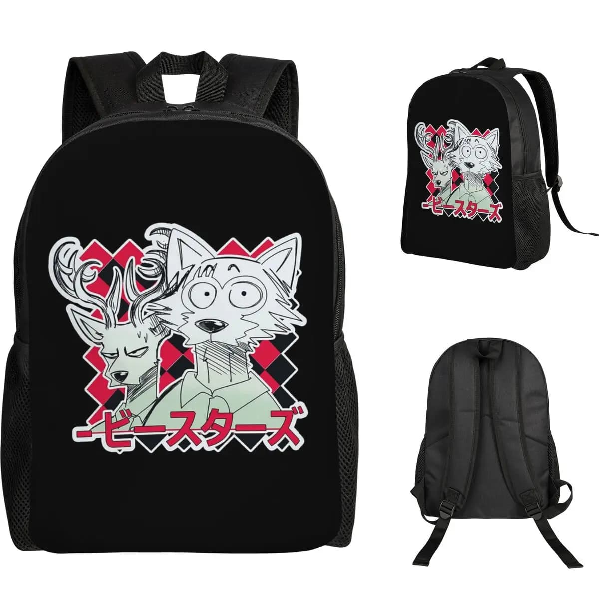 Beastars Backpack Student Boys Girls BookBag School Bag Laptop Shoulder Bags