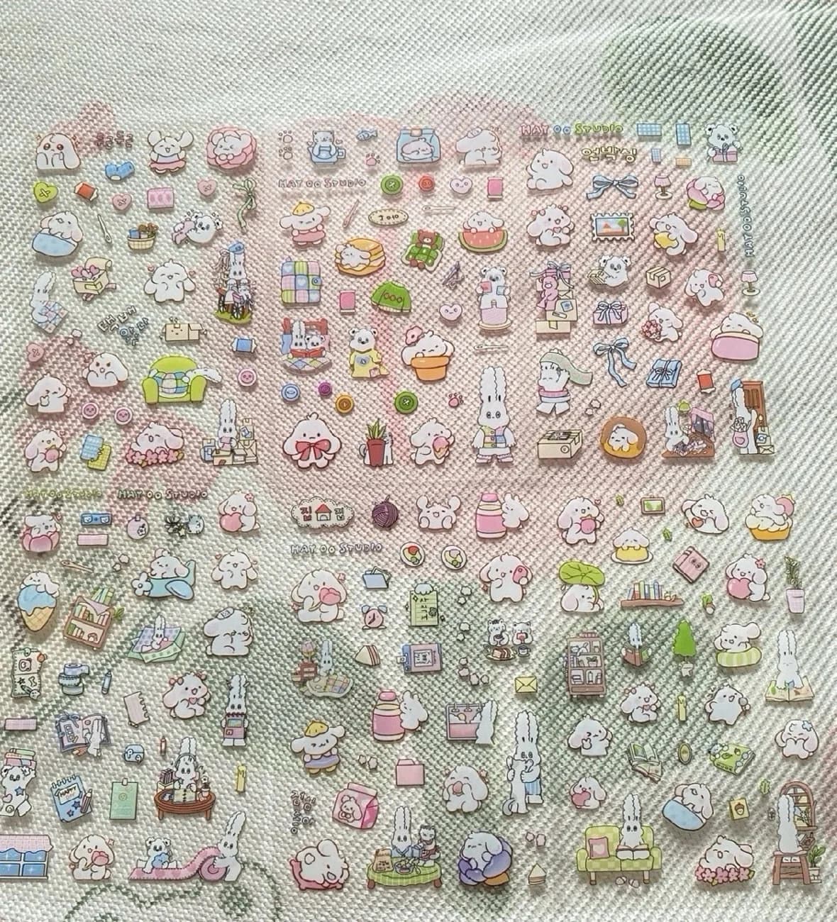 1 set di adesivi coreani con cartoni animati, decorazioni kawaii per diario, scrapbook, agenda, quaderno, cancelleria.