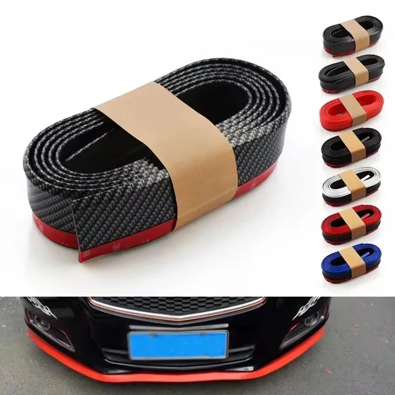 Paraurti anteriore per auto Accessori universali per auto Pala anteriore per automobile Striscia di gomma Diffusori per paraurti per auto Protezioni per paraurti per auto