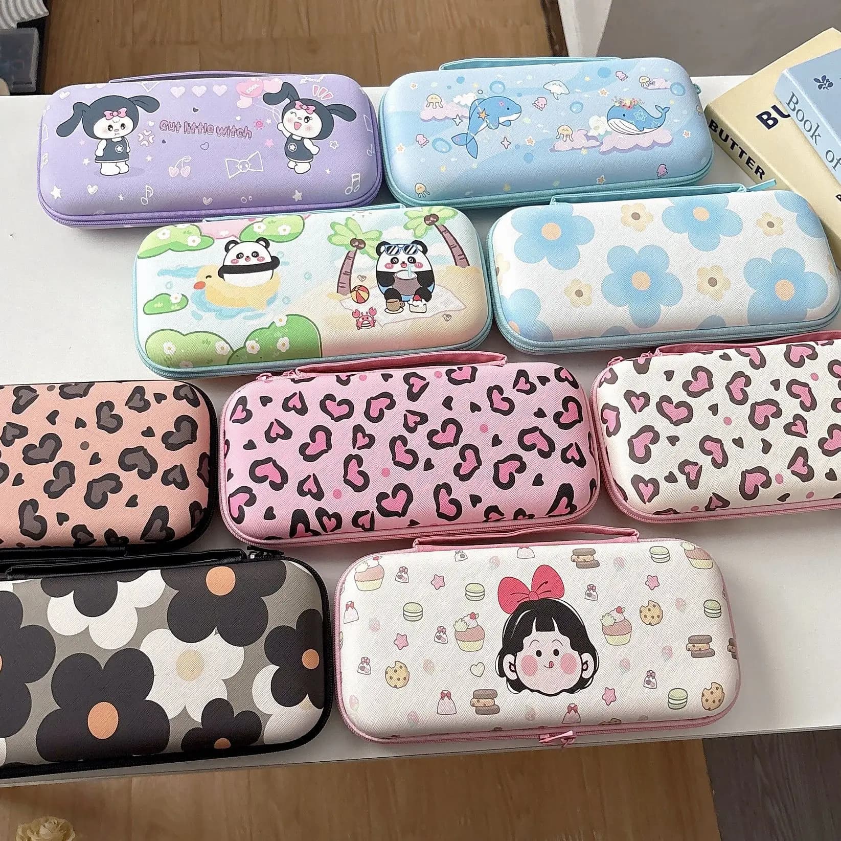 Borsa portaoggetti in pelle PU Cartoon Switch2, borsa per console di gioco Nintendo NS2, scatola portaoggetti Switch2 originale