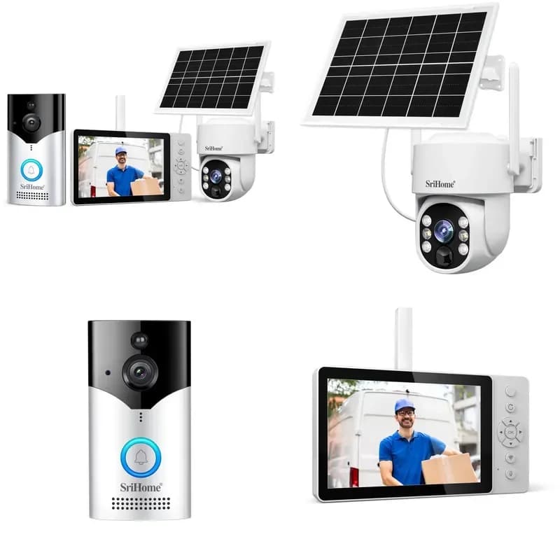 【CHIMU HOME】 4MP Video Doorphone Camera Kit with Night Vision and 5-inch HD Smart Doorbell for Apartments