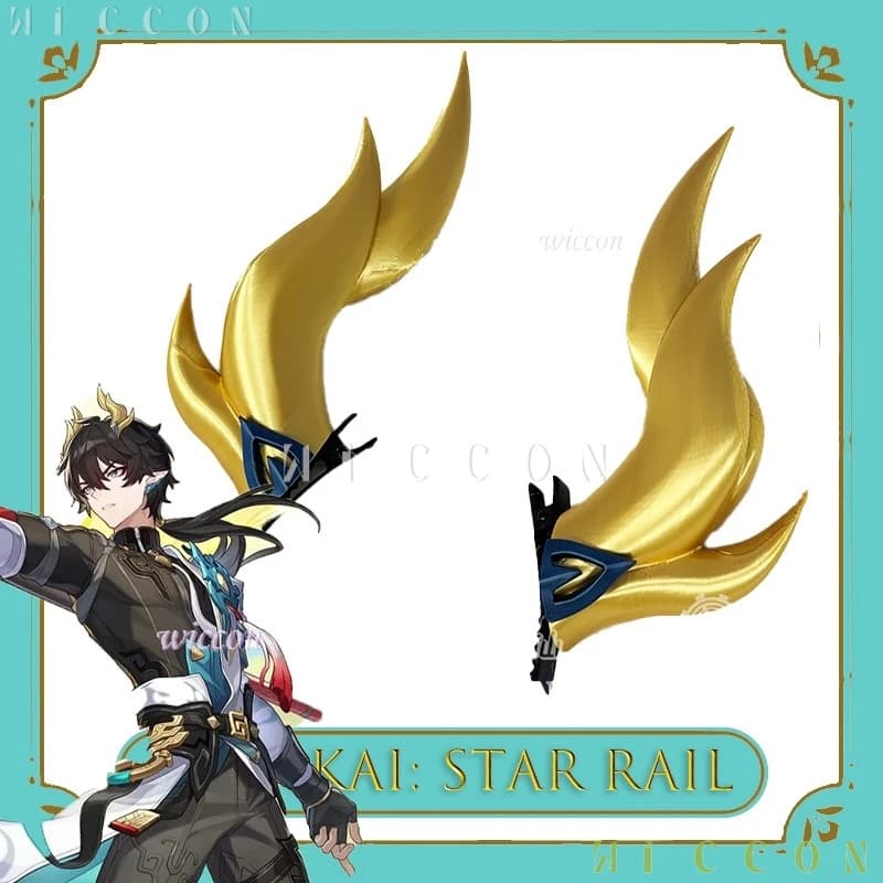 Halloween Honkai Star Rail Dan Heng Imbibitor Lunae Drago Corna Copricapo Abbigliamento 2025 Carnevale Outift