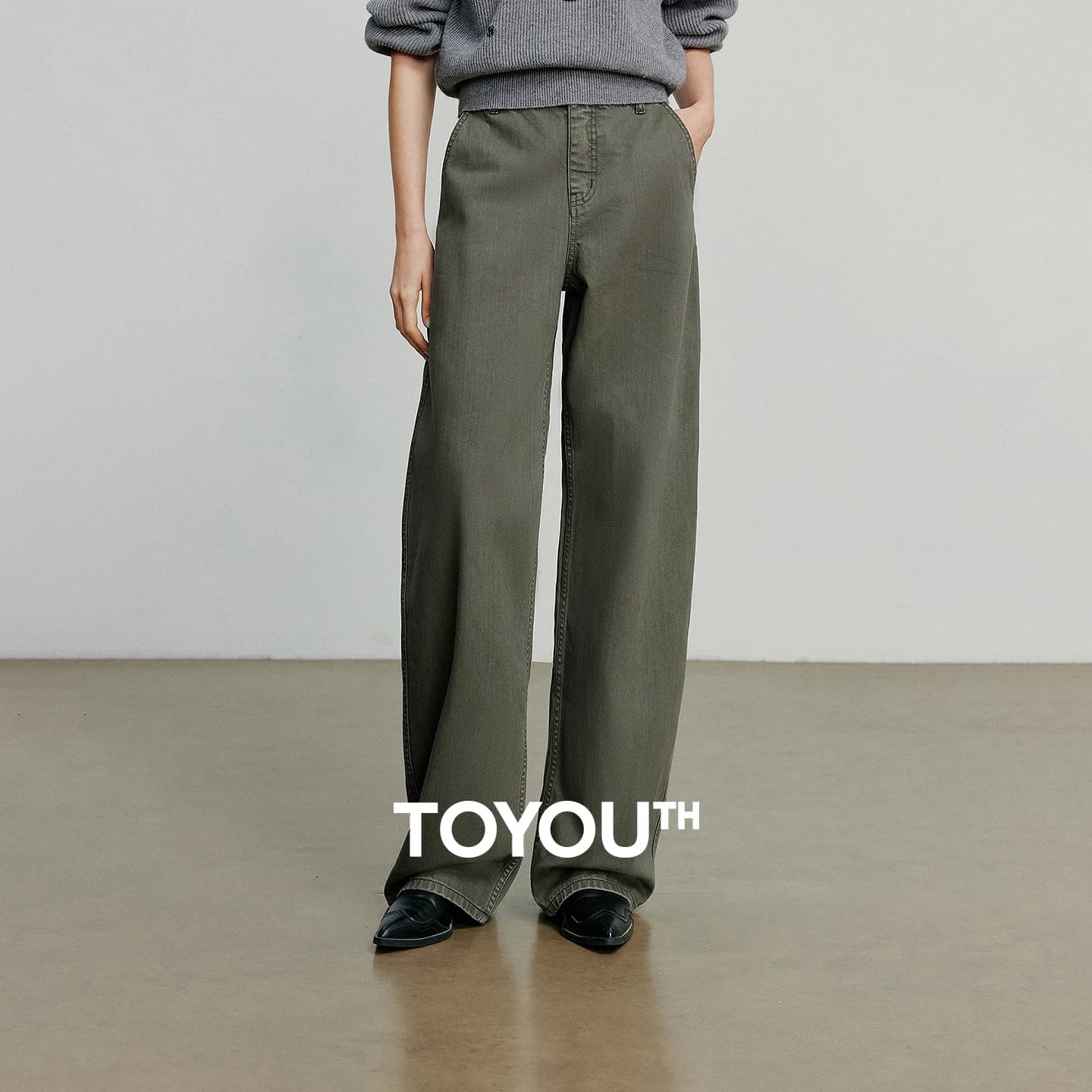 TOYOUTH Jeans da donna 2025 Pantaloni a banana dritti in cotone nuovo autunno