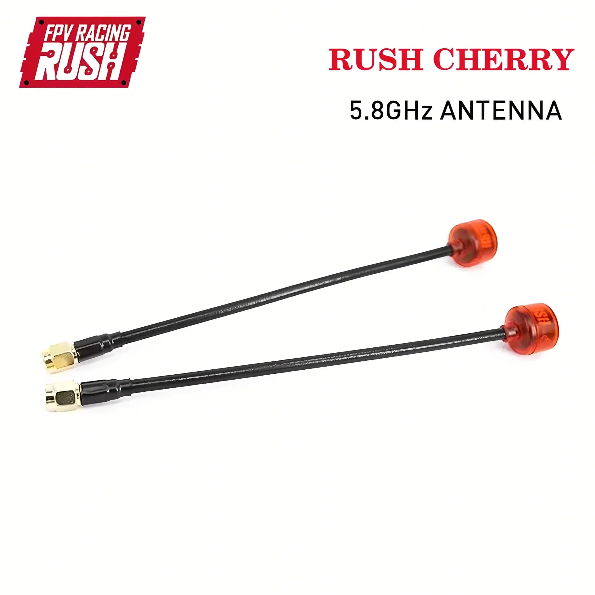 2026 NUOVO RUSHFPV RUSH Cherry FPV 5.8G Antenna SMA-RHCP-160mm Adattatore Connettori a Lungo Raggio Stubby per Occhiali RC FPV Racing Drone