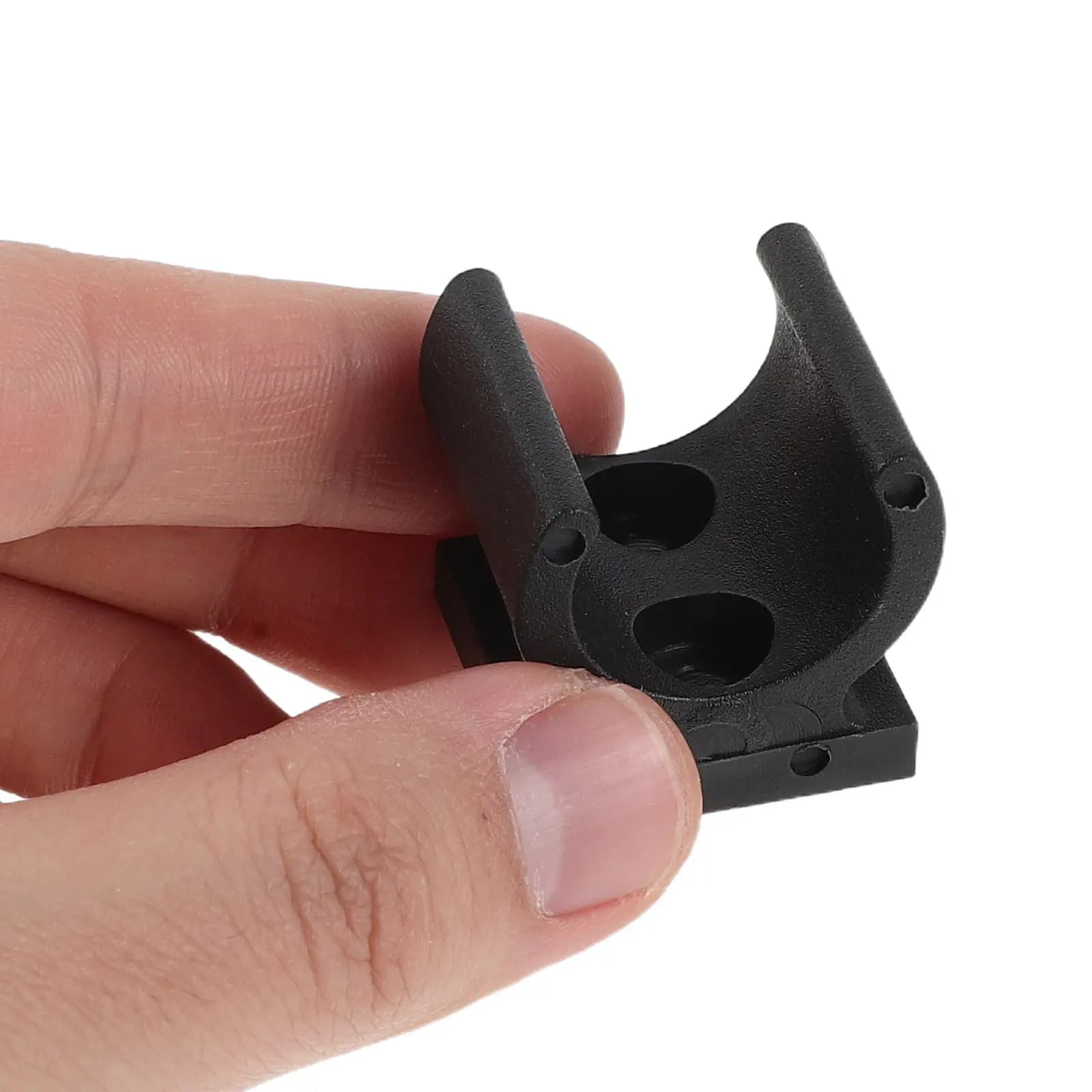 20Pcs Commode Chair Pipe Clamp Toilet Seat Riser Cushion Clips Black Plastic Mount Fastener Wheelchair Tube Holder Accessories
