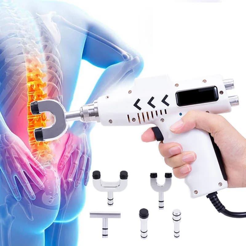 Strumento di Regolazione Chiropratica 750N / Attivatore a Impulsi Elettrico per Correzione, Massaggiatore Cervicale
