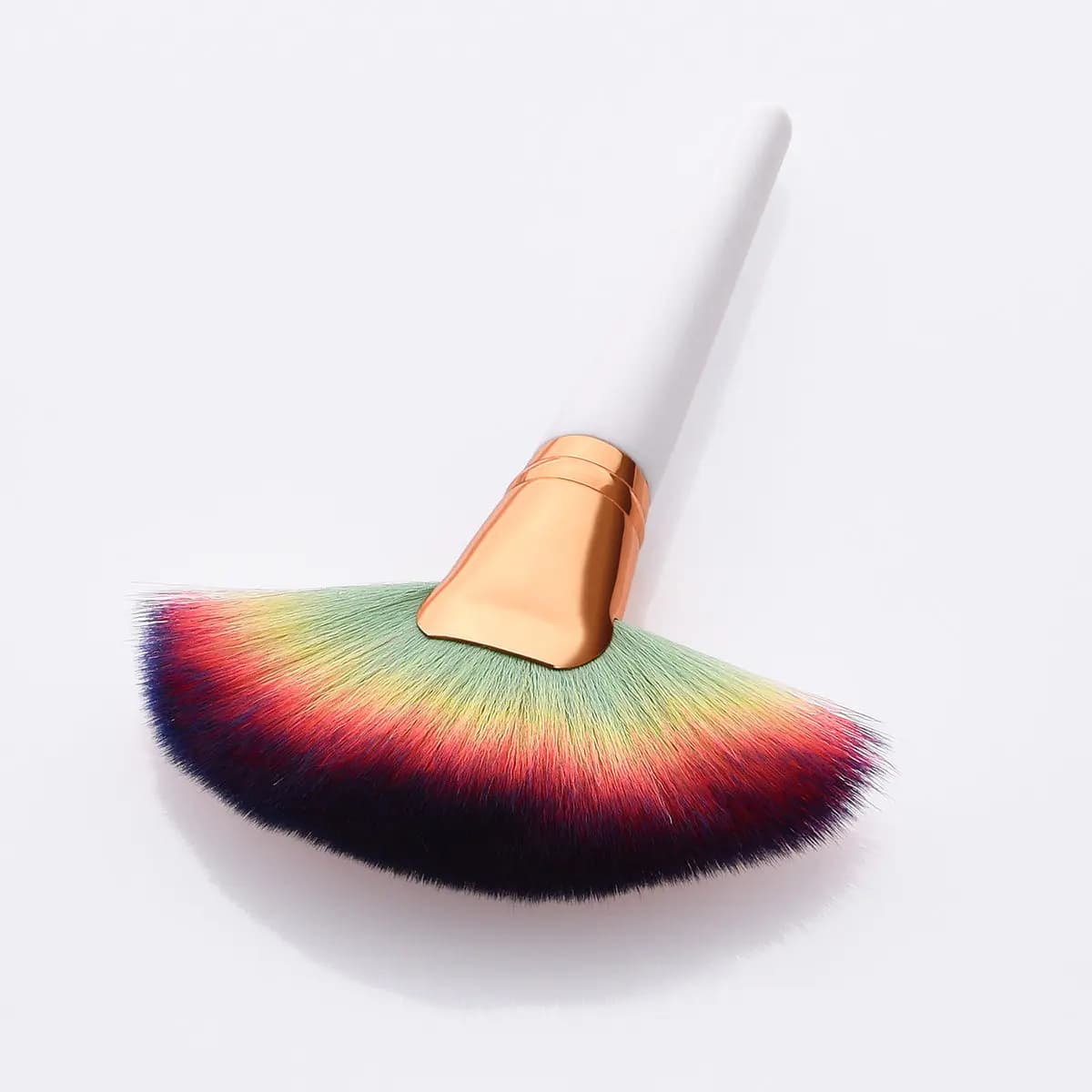 Pennello per Trucco con Manico in Legno e Setole in Nylon, Pennello Professionale per Polvere e Blush, Set Regalo per Uso Quotidiano Femminile