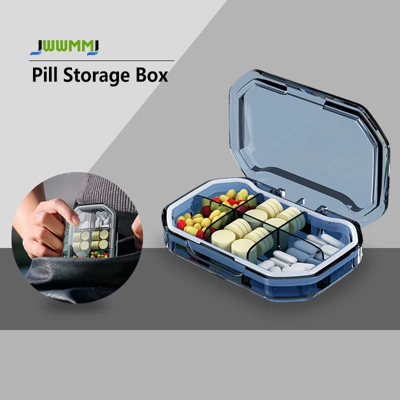 1-piece portable pill holder, portable pill holder, pocket to contain vitamins, cod liver oil, supplements