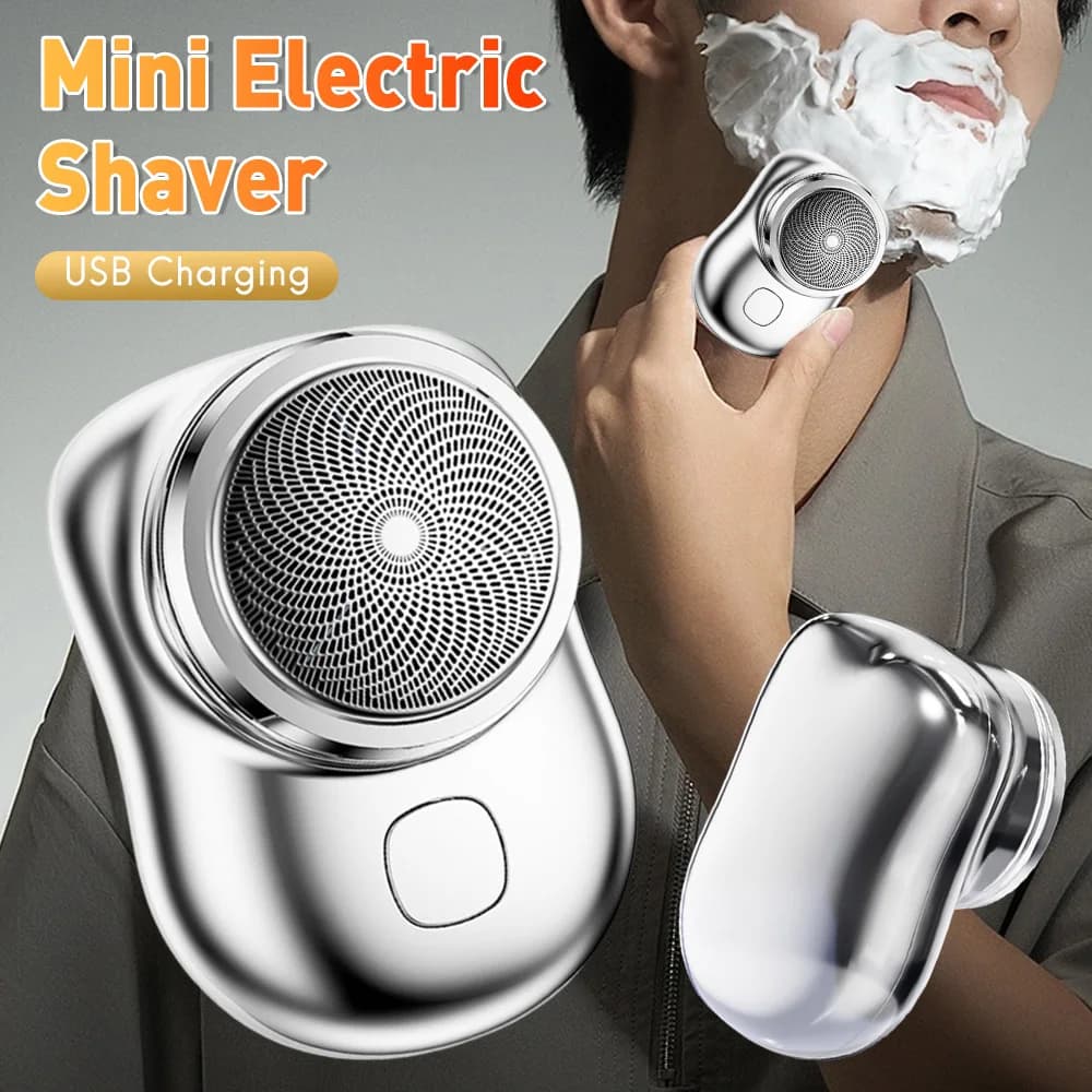 Portable USB Electric Razor for Men, Mini Razor Pocket, Regulabarba, Portable Electric Shaving Tool