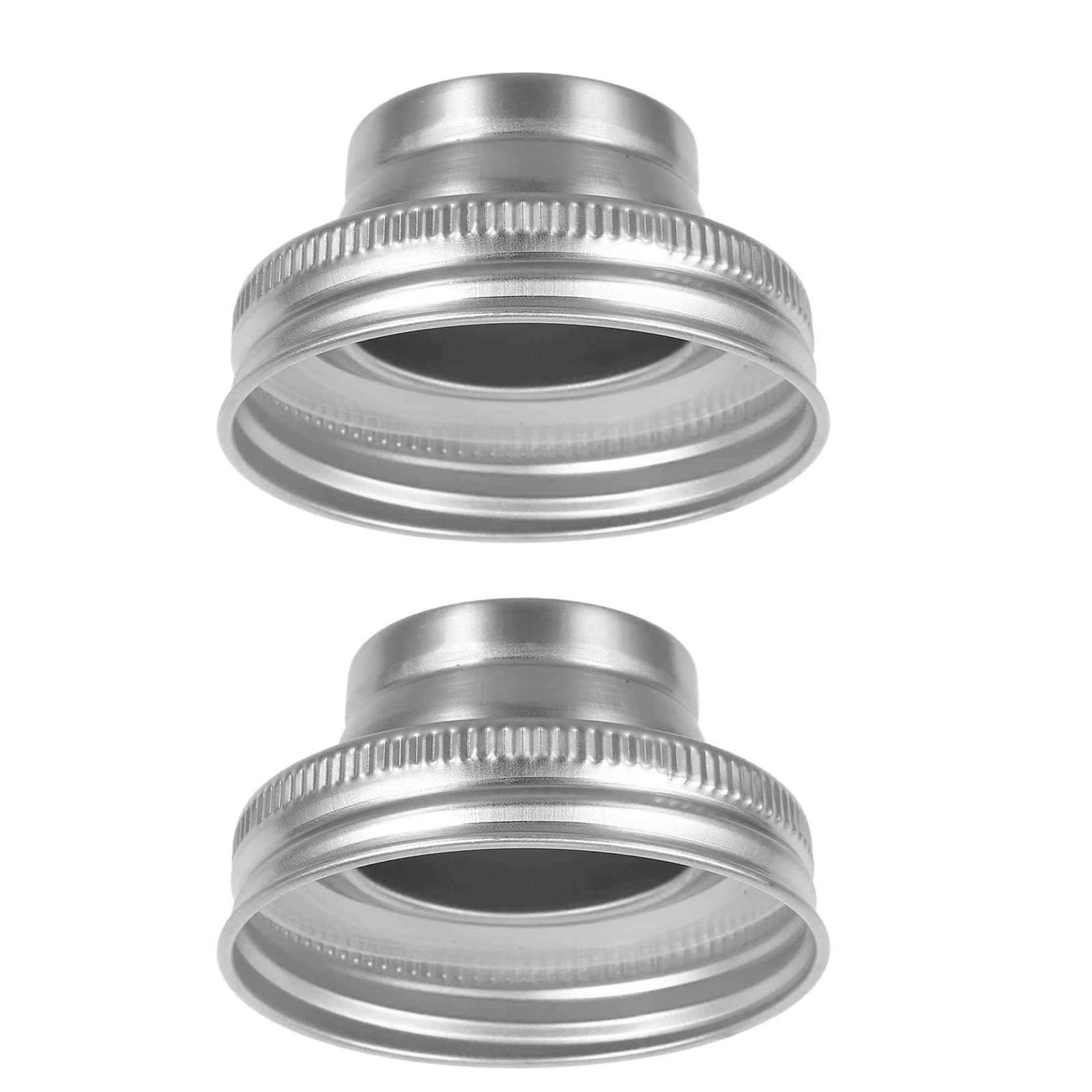 2 Pezzi Coperchi per Barattoli Mason in Acciaio Inox, Coperchi per Shaker di Spezie, Tappi per Bottiglie da Cocktail, Coperchi per Shaker da Cocktail