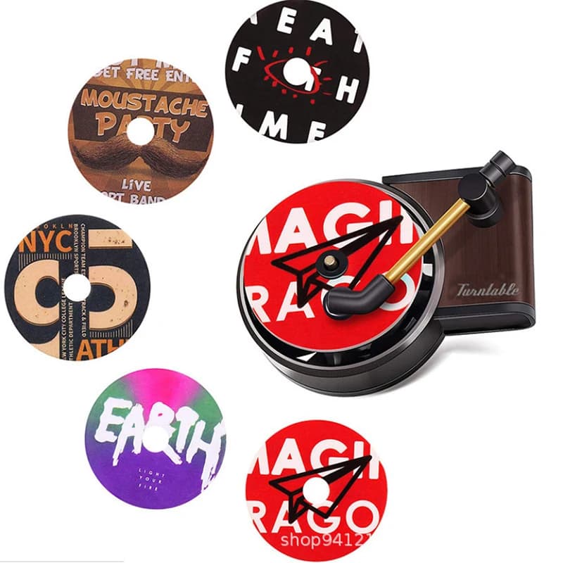 1PC Deodorant for Auto Spindles Spindles Auto Perfume Clips Vinyl Phonograph Air Grip Aromatherapy Clip Odore Diffuser