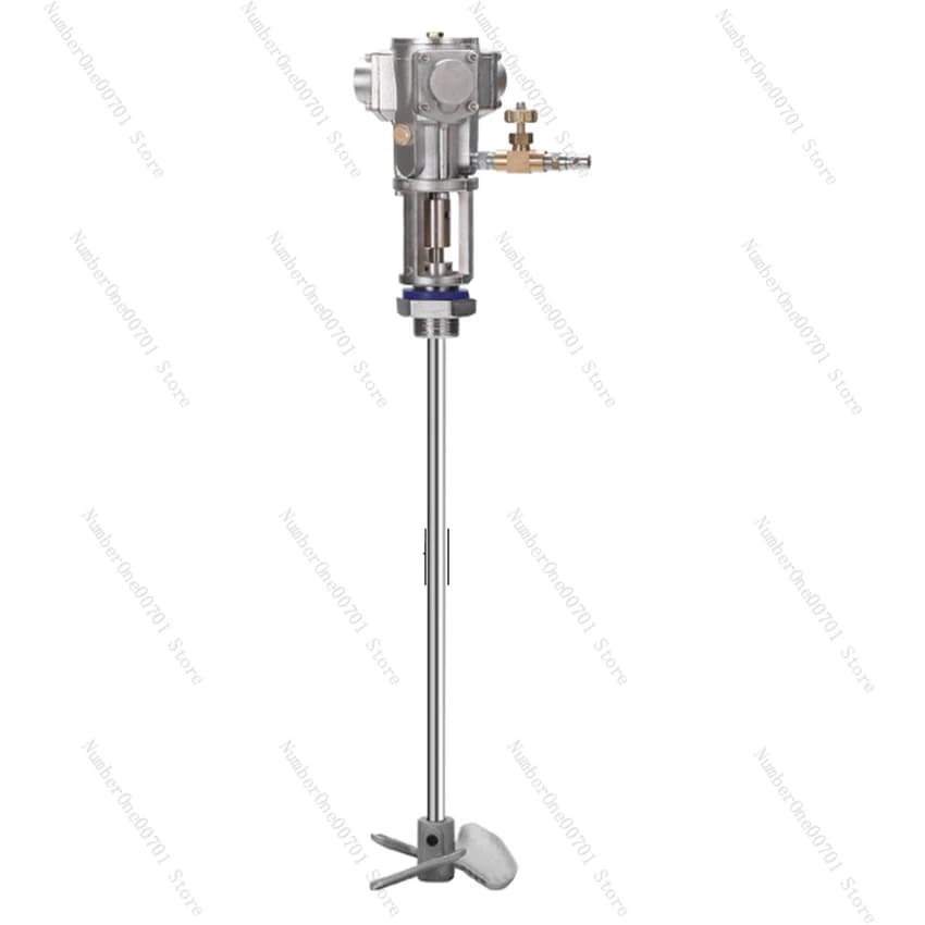 60 Liter Air Mixer Pneumatic Agitator Air Blender Air Mixer Aluminum Alloy Air Mixer 2800 RPM 1/8 HP 5 Gallon Mixing Equipment