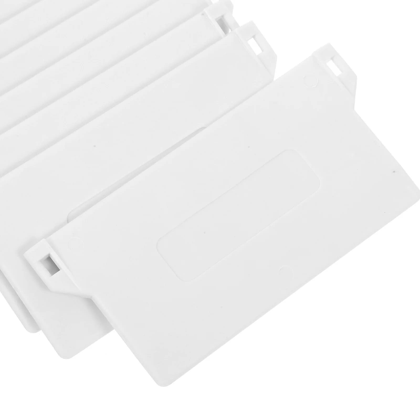 12 lower plates for vertical curtains, plastic weight replacement for 89 mm slats, home accessories