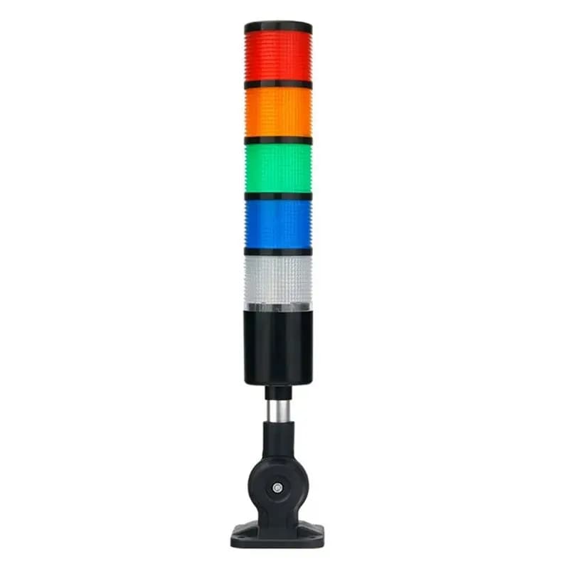 Industrial LED signaling lights in promotion: bright towers and light strips fixed/intermittent