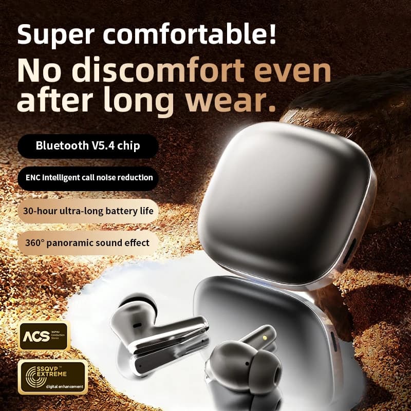 Auricolari Wireless A89 con Traduzione AI, Bluetooth, Cancellazione del Rumore ANC, Audio HiFi, Batteria a Lunga Durata, Cuffie Traduttore Intelligenti