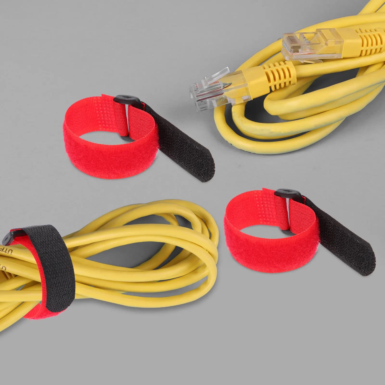 20Pcs Cable Ties Nylon Buckle Design Wire Organizer for Extension Cord Hose Storage Garage Cable Management