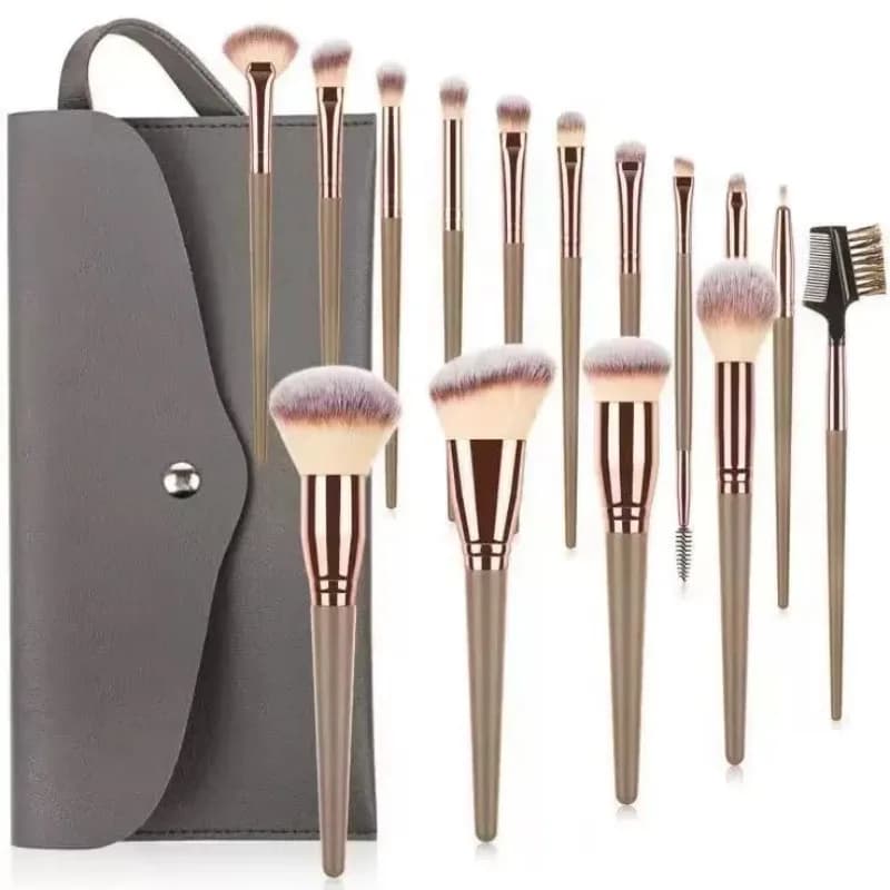 Set di pennelli per trucco Viso Occhi Pennello per trucco Ciglia Ombretto Sopracciglio Eyeliner Fondotinta in polvere Fard Evidenzia Pennello per labbra