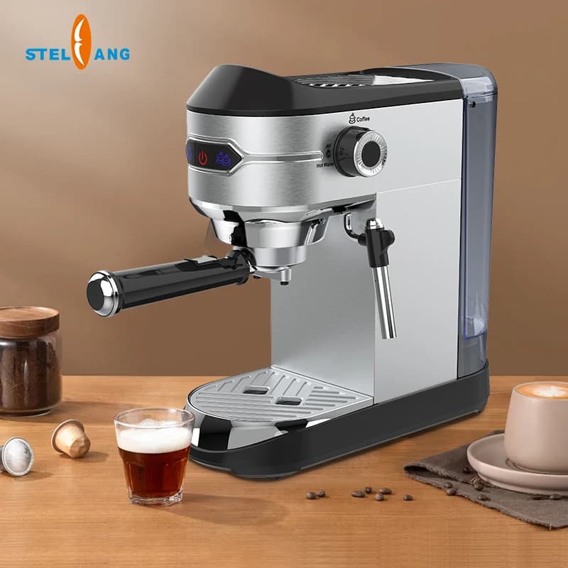 Hotel Room Warm Expresso Automatic Machine Cappuccino Espresso Coffee Maker With Milk Frother