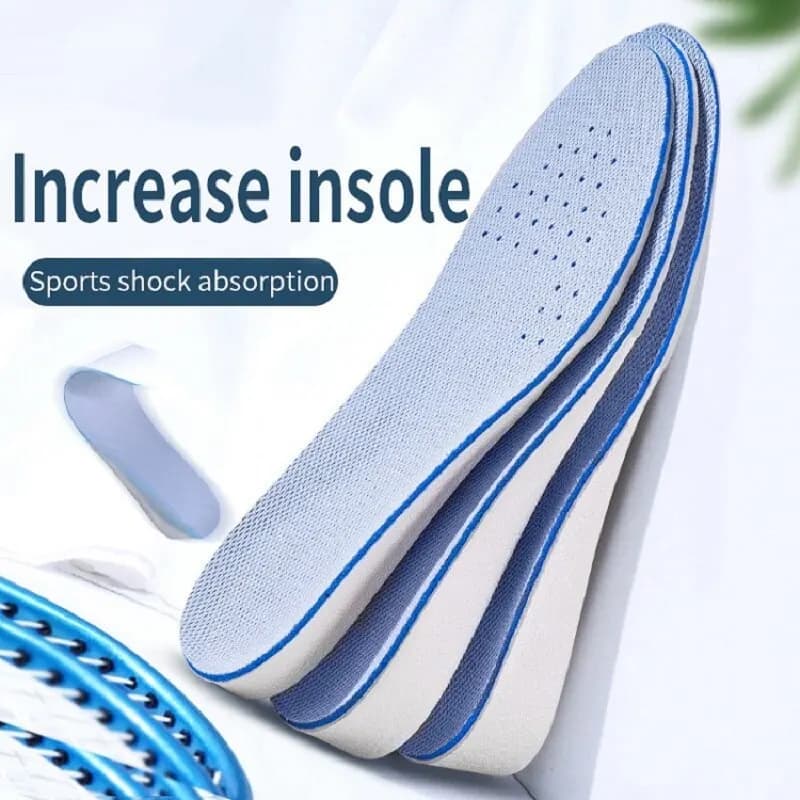 1 Invisible Solette Paio to Increase Highness, Breathable and Comfortable for Women and Men Shoes, Orthopaedic Bearings for Tallone
