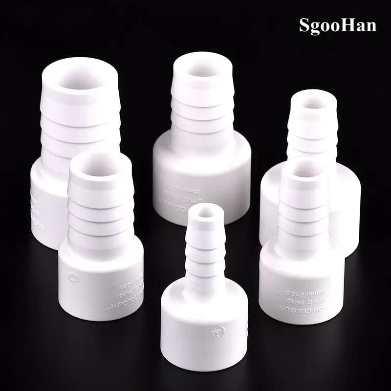 Connettore a Pagoda per Tubi ID20mm 12.5-26mm, Diametro Variabile, per Acquario, Giardino, Irrigazione, Giunto per Tubi in PVC 20-25mm