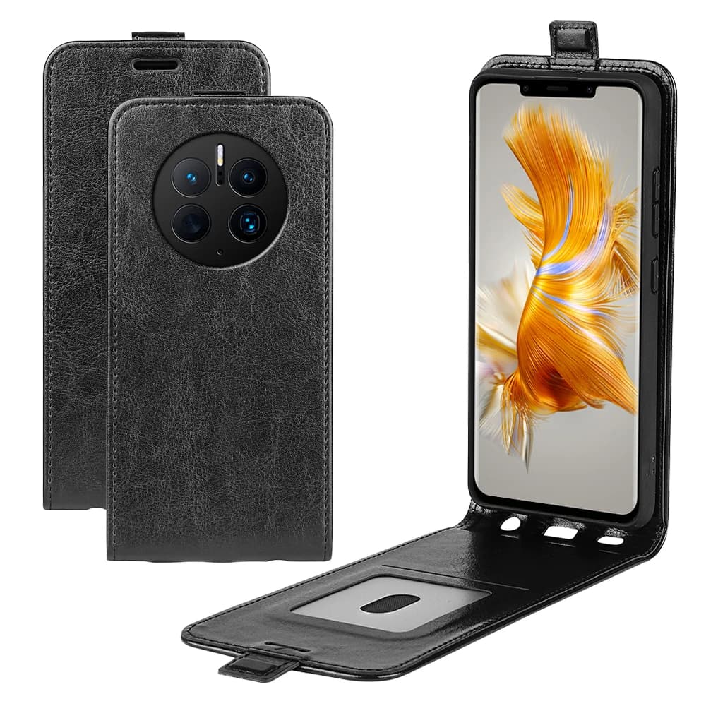 Mate 50 Pro Mate50 Luxury Flip Vertical Case Leather Retro Wallet Book Card Holder Full Cover per Huawei Mate 50 Pro 50Pro Bags