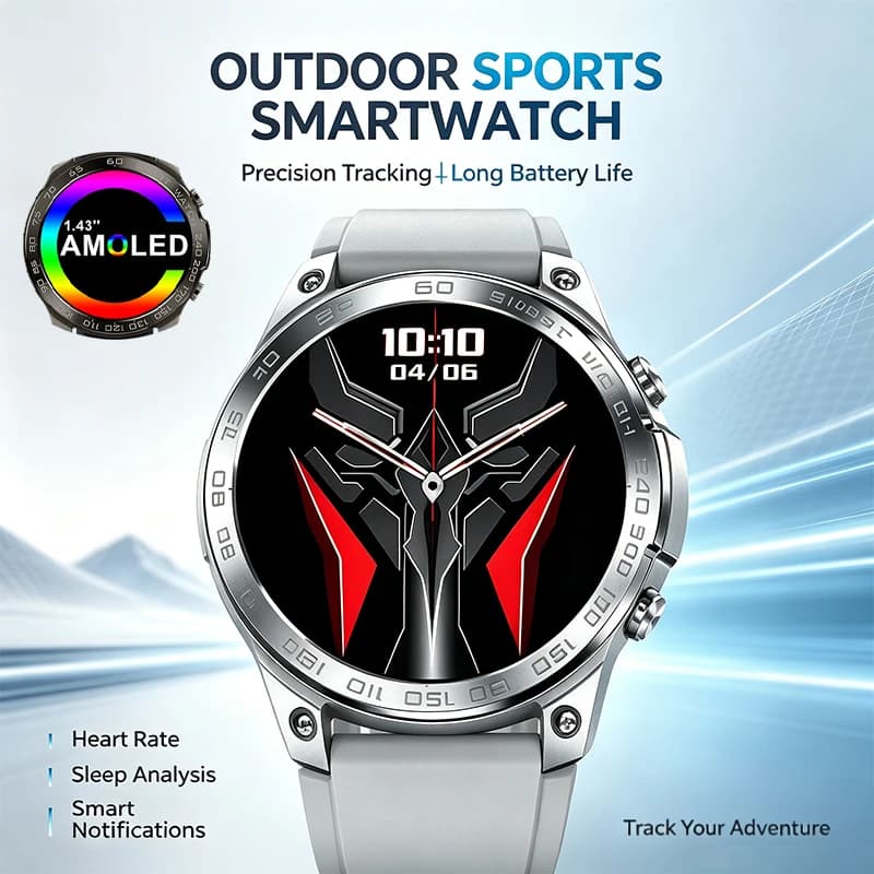 NEW AMOLED Smart Watch Men IP68 Waterproof NFC Access Control Bluetooth Call Heart Rate Blood Oxygen Sports Fitness Smartwatch