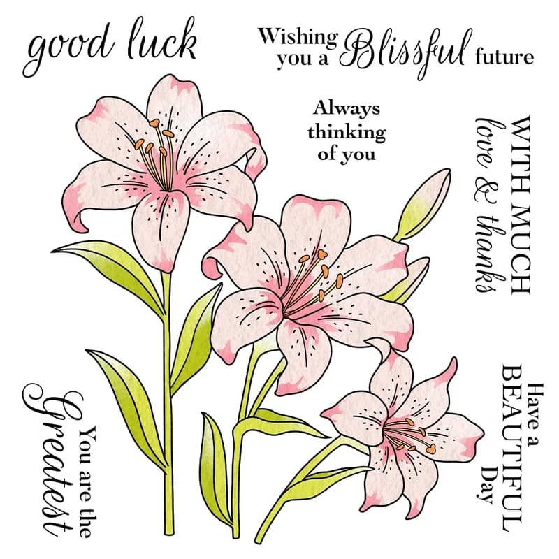 Blooming Flowers Clear Stamp Cutting Dies Stencils Set DIY Scrapbooking Supplies Silicone Stamp Metal Dies For Cards