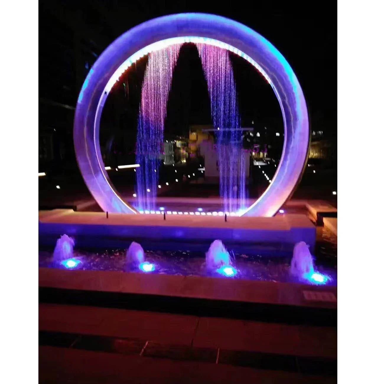 cross-border line colorful word water curtain,Flowing water music fountain,Optical digital water curtain,Landscape fountain