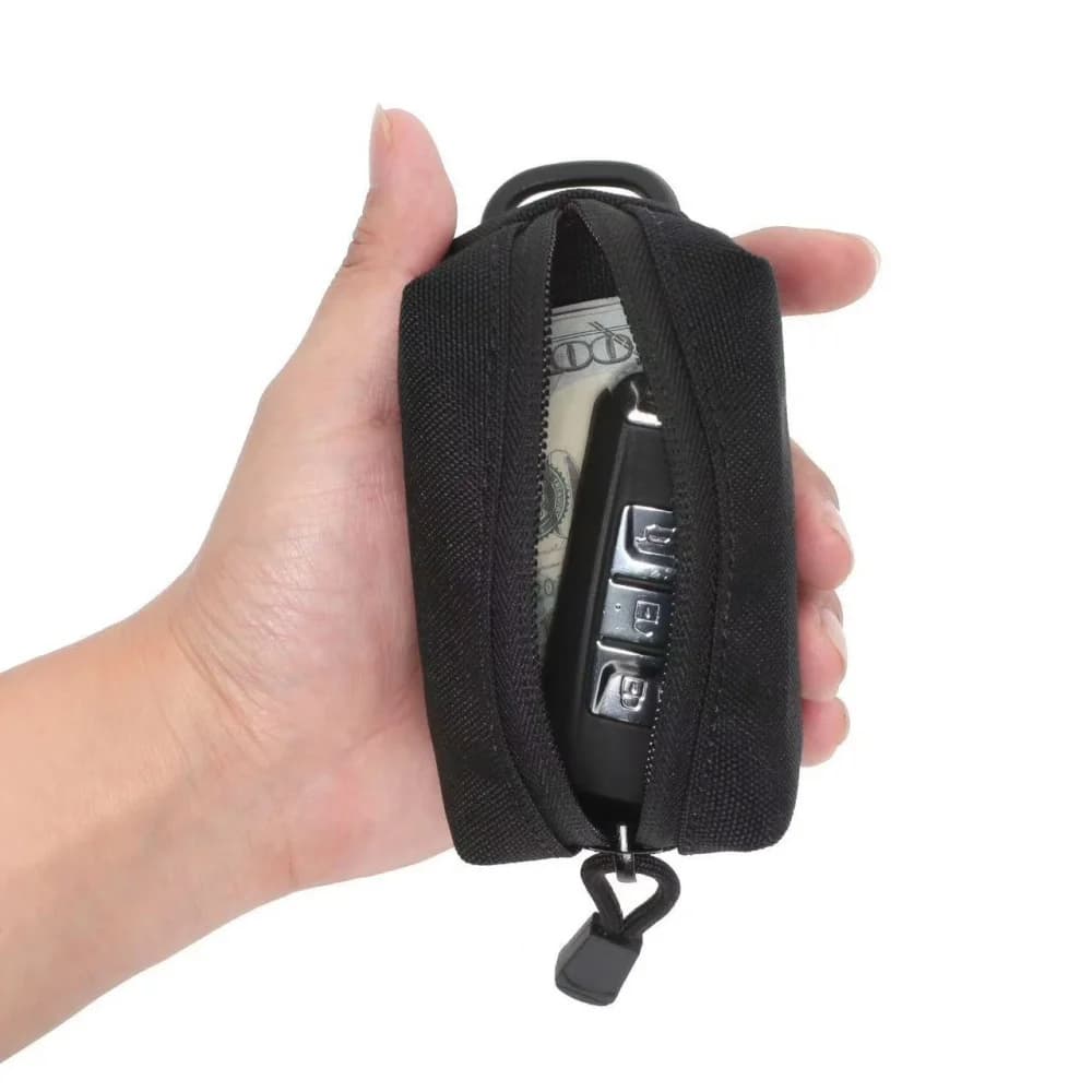 Cintura tattica esterna Marsupio Borsa portaoggetti Organizzatore chiave portatile Mini Molle Pouch Portamonete da uomo Escursionismo Campeggio Kit di attrezzi EDC